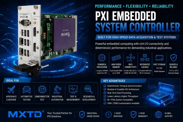 How Do PXI Embedded System Controllers Enhance Data Acquisition?